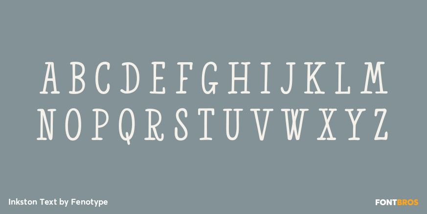 Inkston Text Font Poster #1