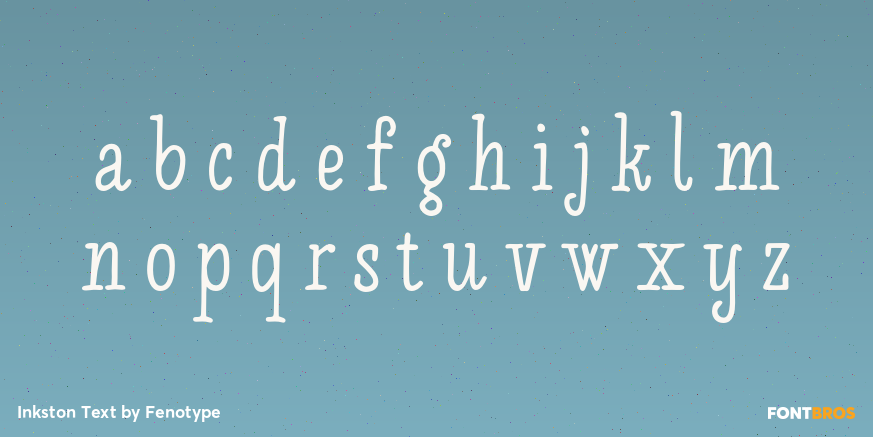 Inkston Text Font Poster #1