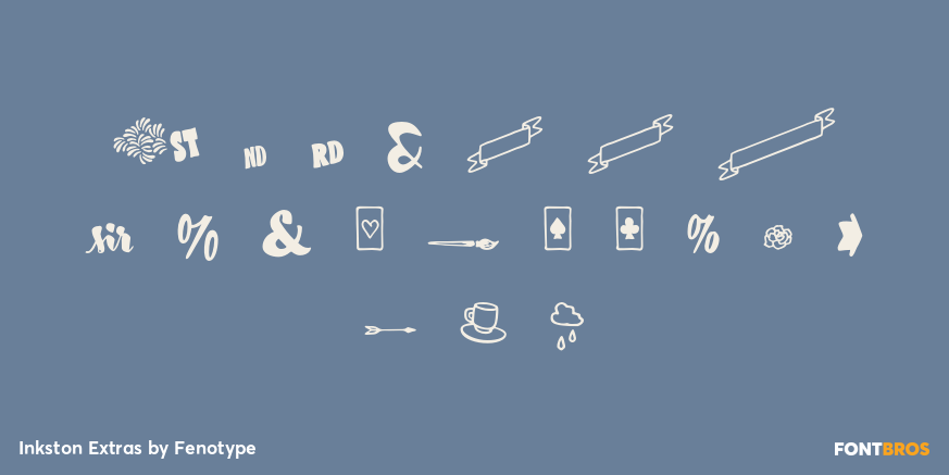 Inkston Extras Font Poster #1
