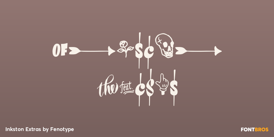 Inkston Extras Font Poster #1