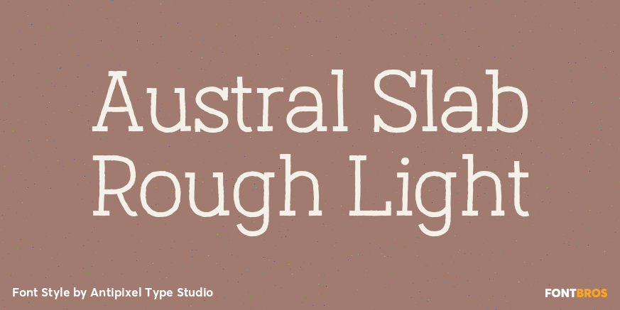 Austral Slab Rough Light Poster
