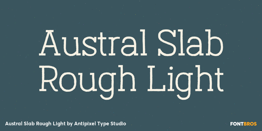 Austral Slab Rough Light Poster