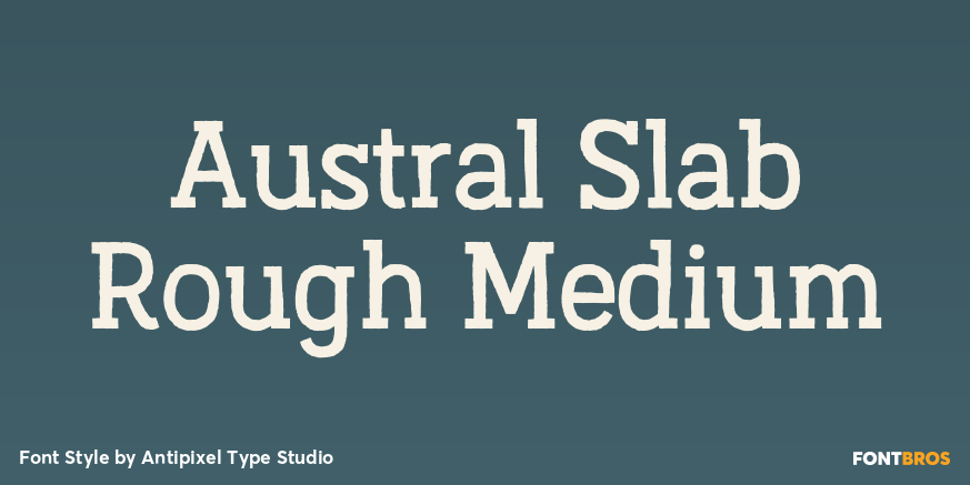 Austral Slab Rough Medium Poster