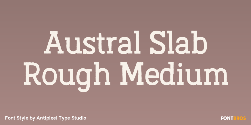 Austral Slab Rough Medium Poster