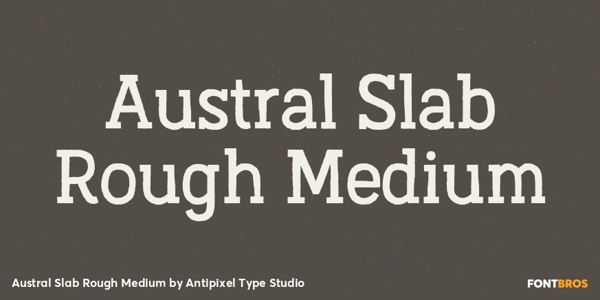 Austral Slab Rough Medium Poster