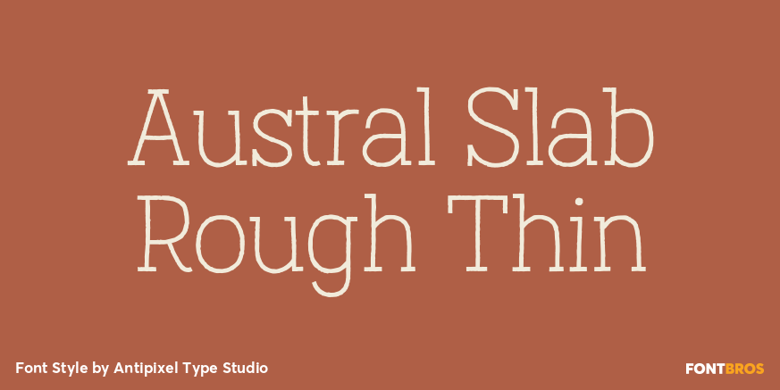 Austral Slab Rough Thin Poster