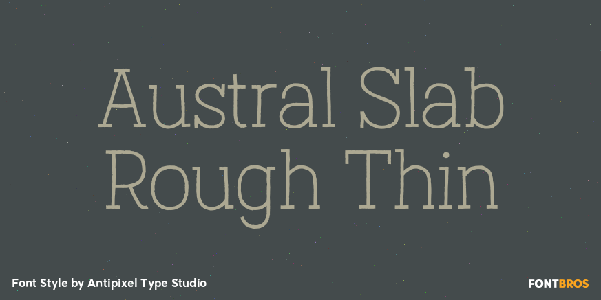 Austral Slab Rough Thin Poster