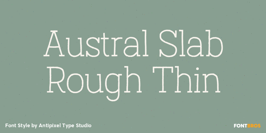 Austral Slab Rough Thin Poster