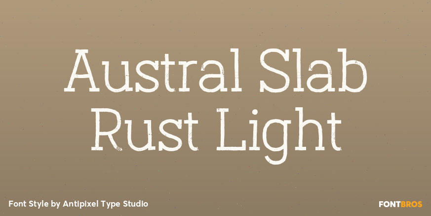 Austral Slab Rust Light Poster