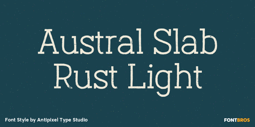 Austral Slab Rust Light Poster
