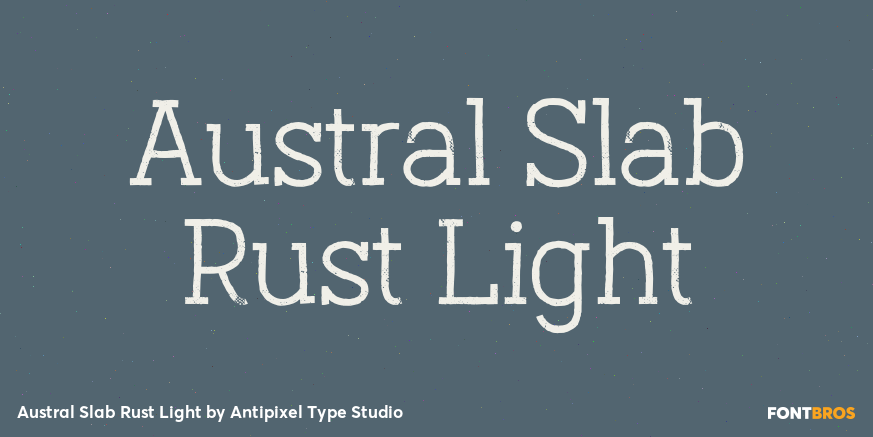 Austral Slab Rust Light Poster