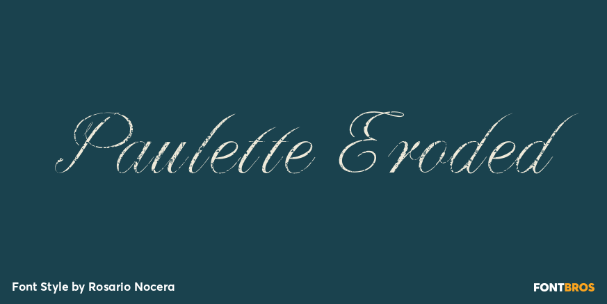 Paulette Eroded Poster