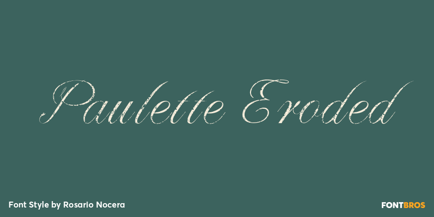 Paulette Eroded Poster