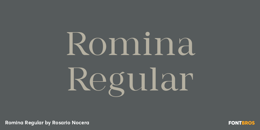 Romina Regular Poster