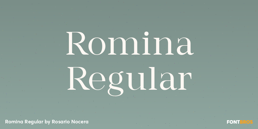 Romina Regular Poster