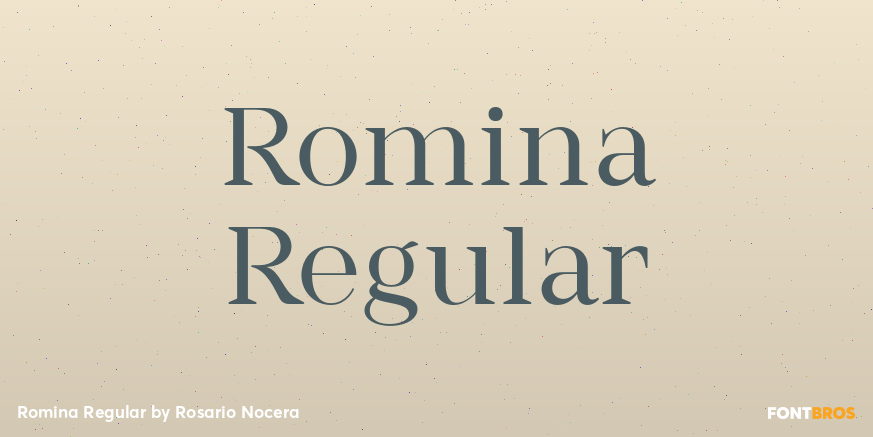 Romina Regular Poster