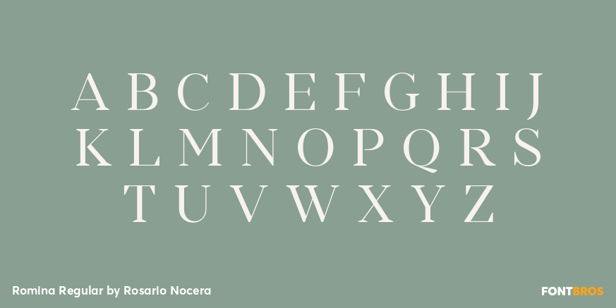 Romina Regular Font Poster #2