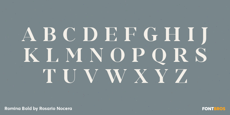 Romina Bold Font Poster #2