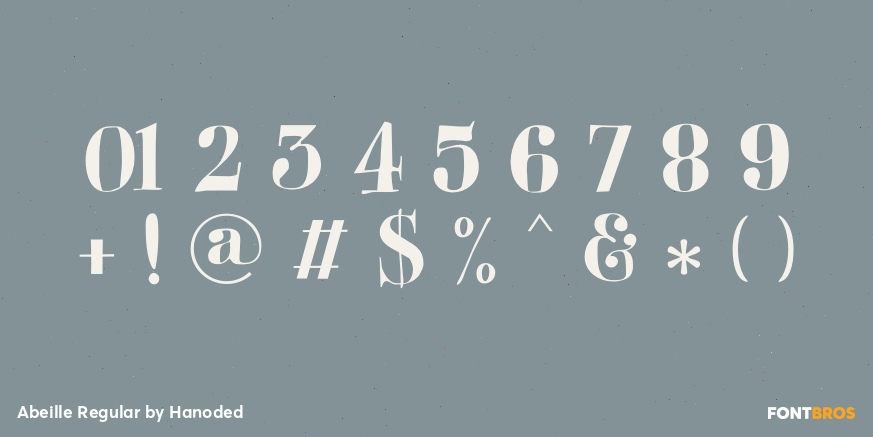 Abeille Regular Font Poster #1