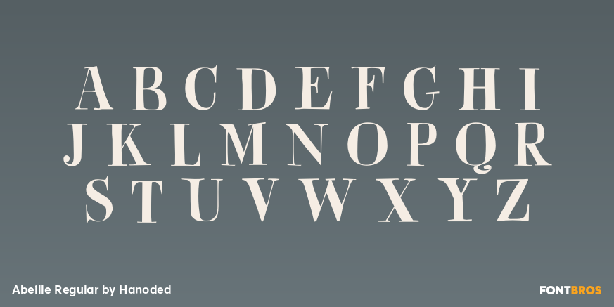 Abeille Regular Font Poster #2