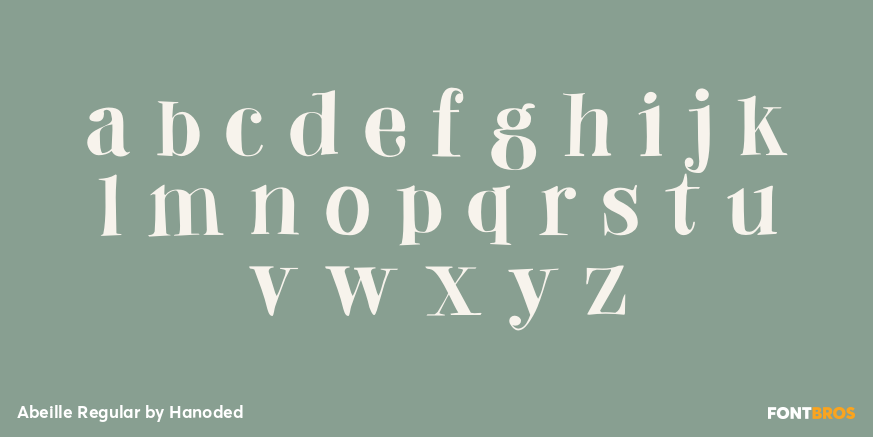 Abeille Regular Font Poster #3