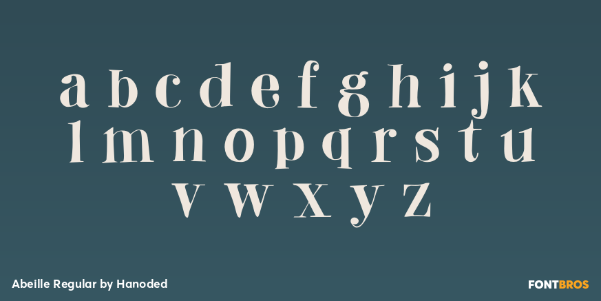 Abeille Regular Font Poster #1