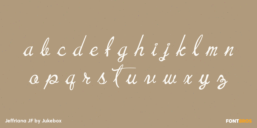 Jeffriana JF Font Poster #3