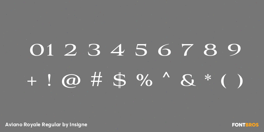 Aviano Royale Regular Font Poster #4