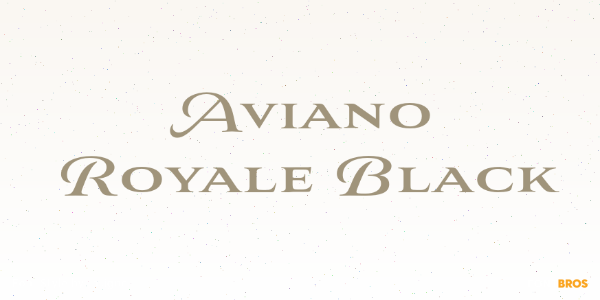 Aviano Royale Black Poster
