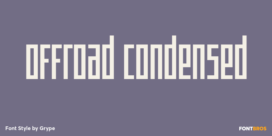 Offroad Condensed Poster