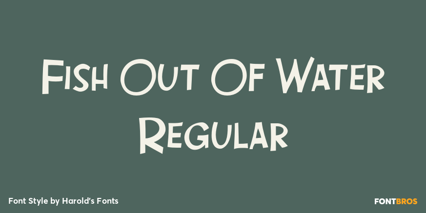 Fish Out Of Water Regular Poster