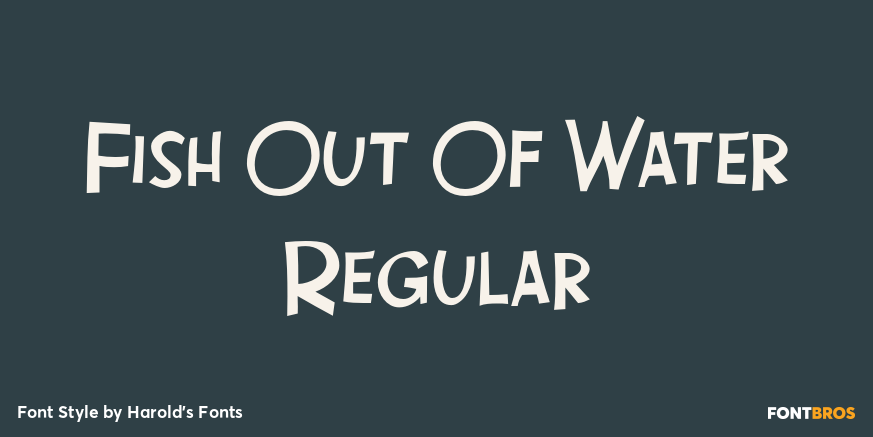 Fish Out Of Water Regular Poster