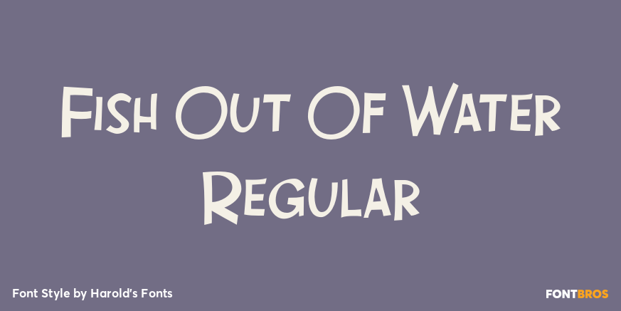 Fish Out Of Water Regular Poster