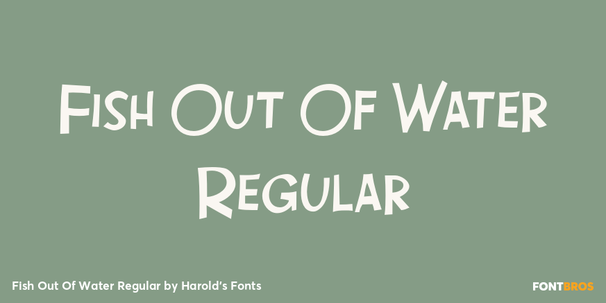 Fish Out Of Water Regular Poster