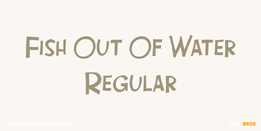 Fish Out Of Water Regular Poster