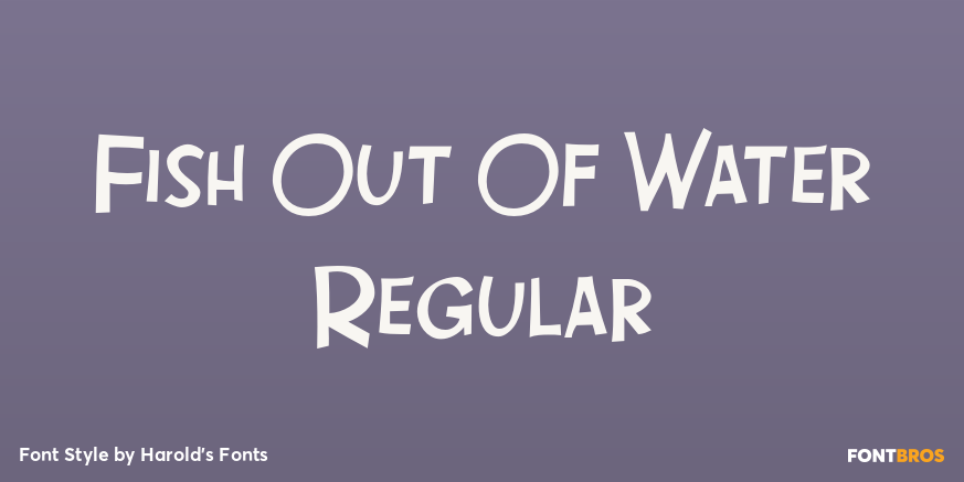 Fish Out Of Water Regular Poster