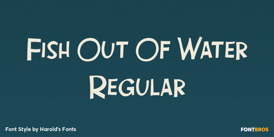 Fish Out Of Water Regular Poster