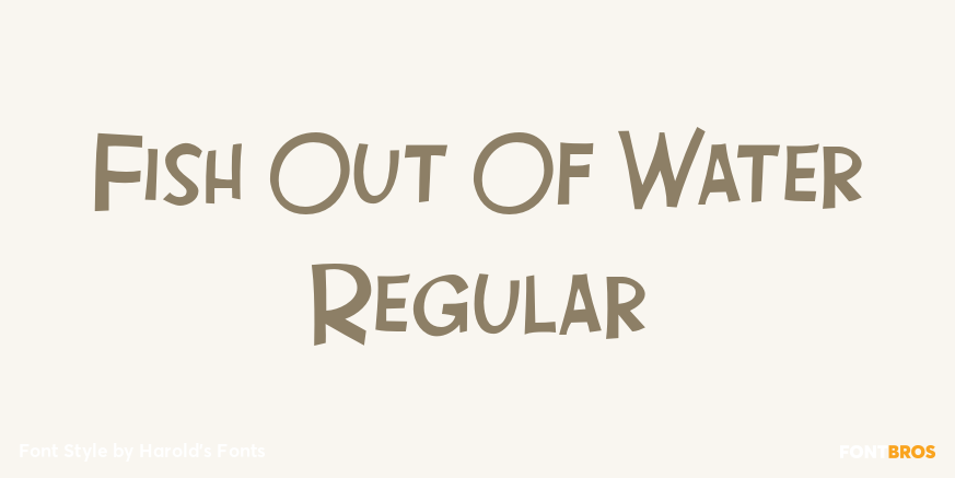 Fish Out Of Water Regular Poster