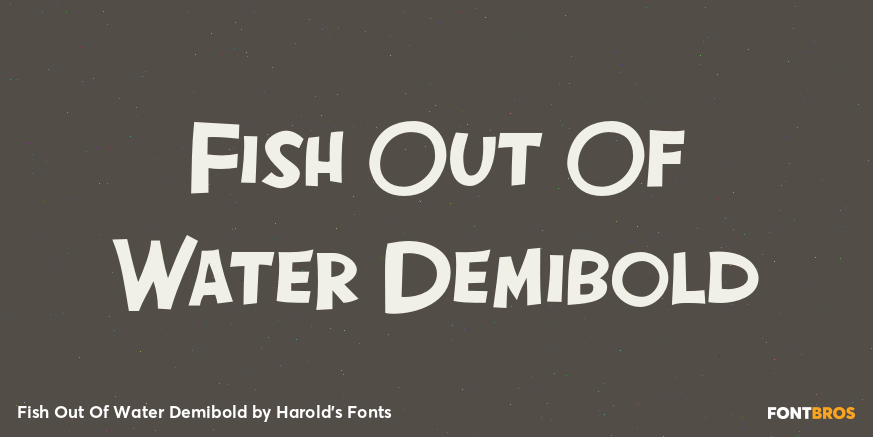 Fish Out Of Water Demibold Poster