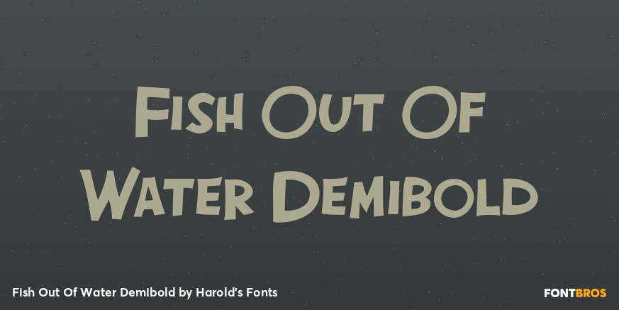Fish Out Of Water Demibold Poster