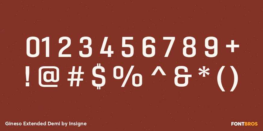Gineso Extended Demi Font Poster #4