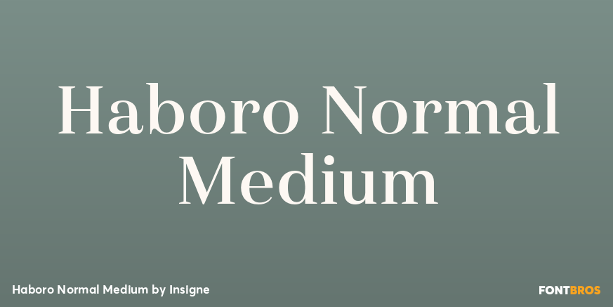 Haboro Normal Medium Poster