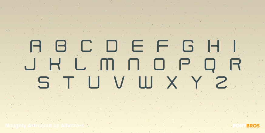 Naughty Astronaut Font Poster #1