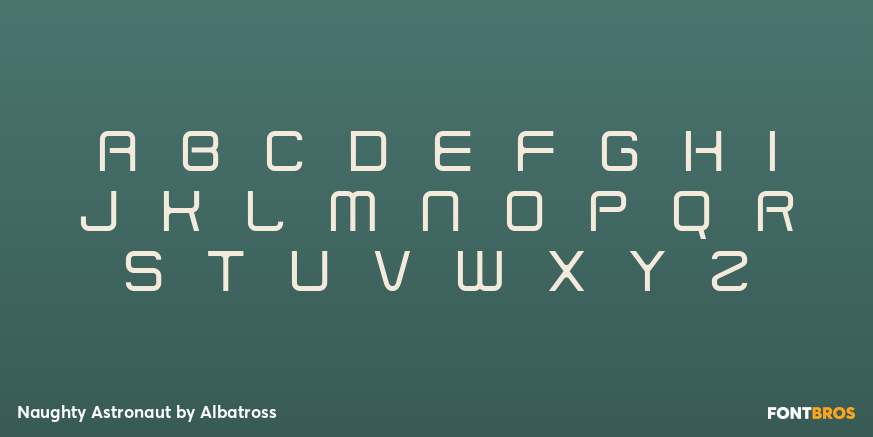 Naughty Astronaut Font Poster #1