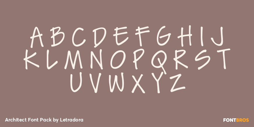 Architect Font Pack Font Poster #2