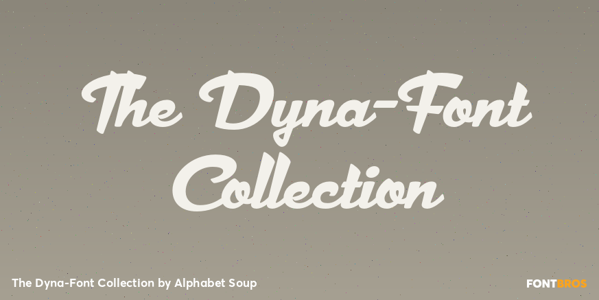 The Dyna-Font Collection Poster