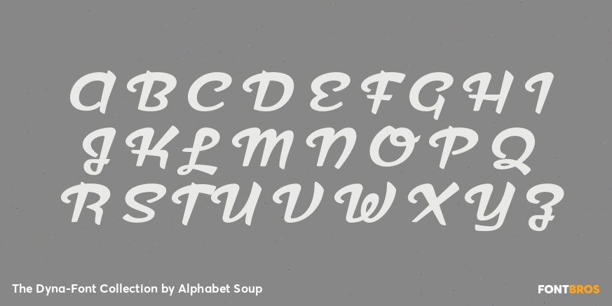 The Dyna-Font Collection Font Poster #2