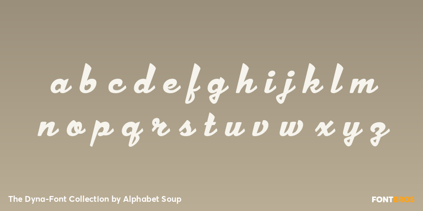 The Dyna-Font Collection Font Poster #3