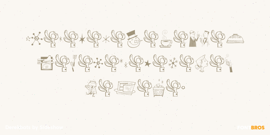 Derekbats Font Poster #4