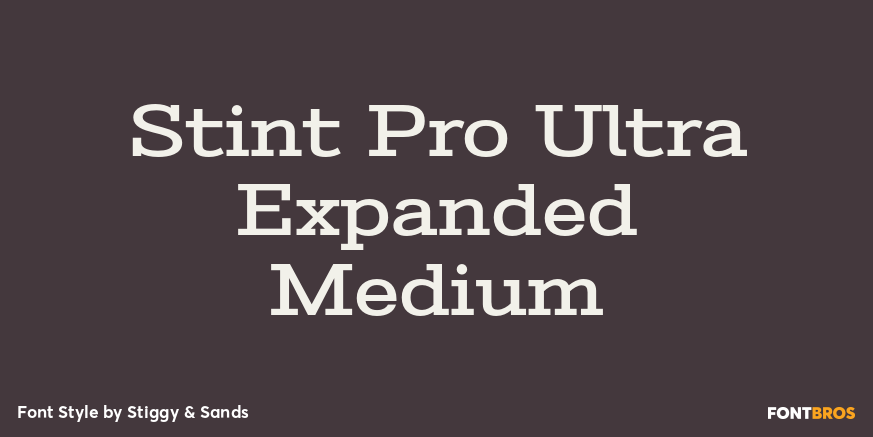 Stint Pro Ultra Expanded Medium Poster